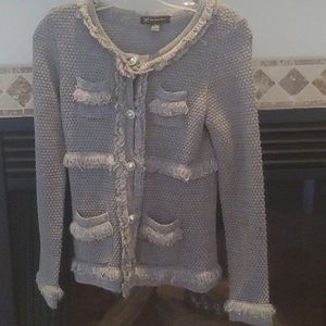 INC shimmering sweater